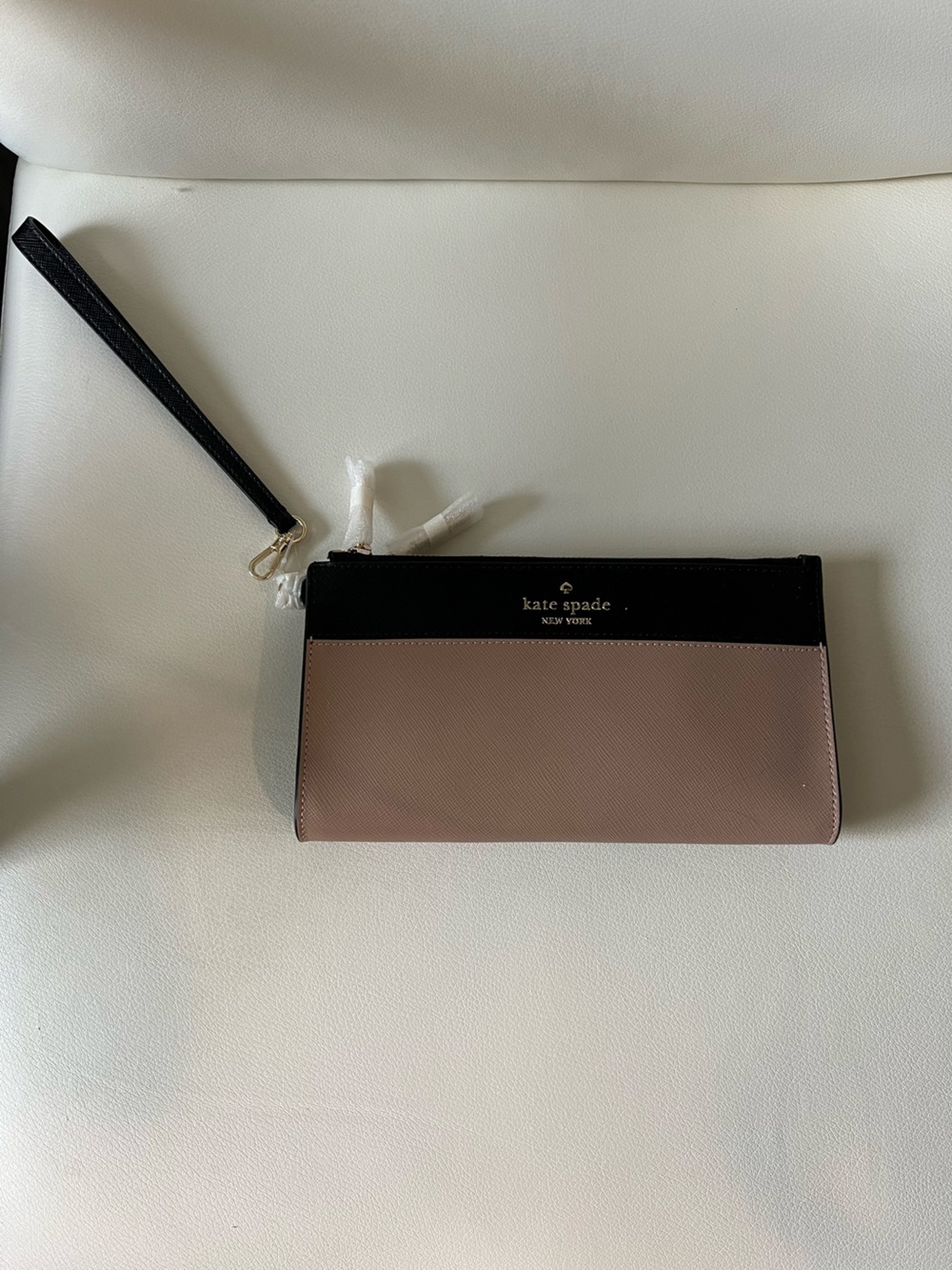 kate spade Pink and Black Two-Tone Wristlet